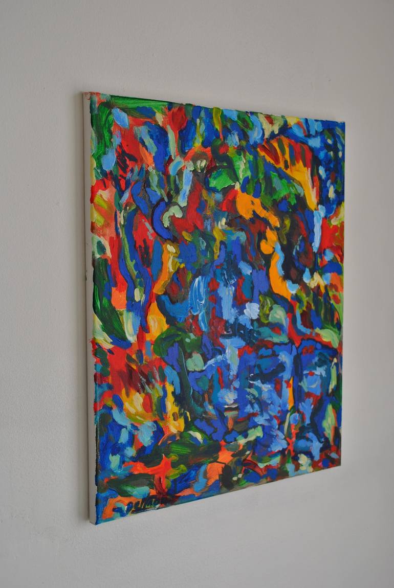 Original Abstract Painting by Pierre-Yves Beltran