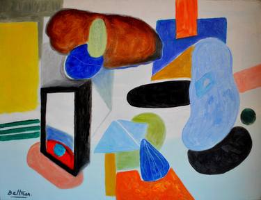 Print of Cubism Abstract Paintings by Pierre-Yves Beltran