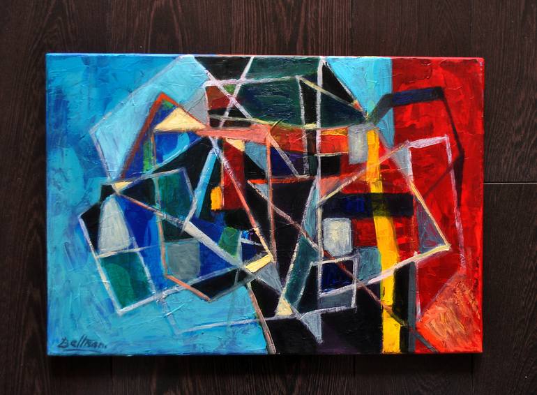 Original Modern Abstract Painting by Pierre-Yves Beltran