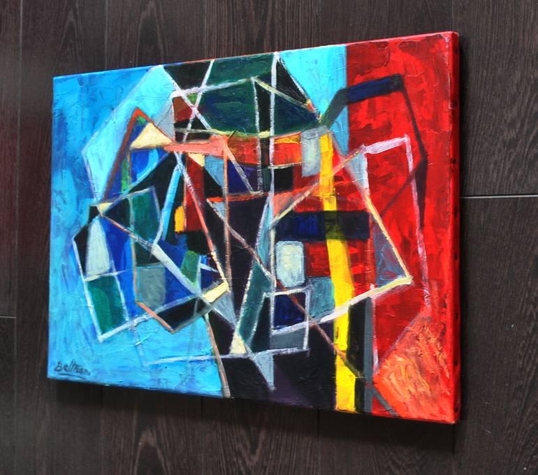 Original Abstract Painting by Pierre-Yves Beltran