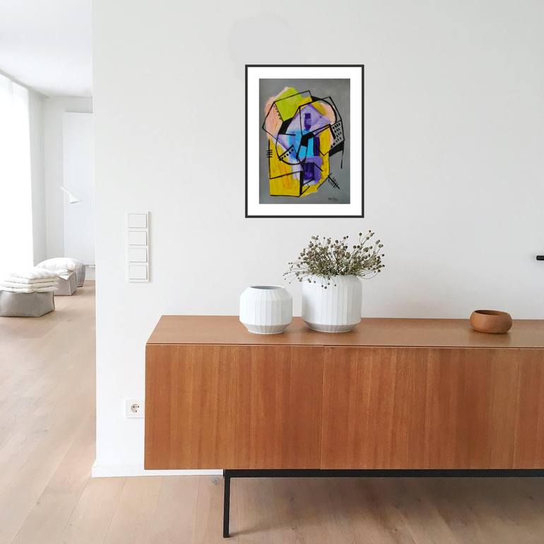 Original Abstract Painting by Pierre-Yves Beltran