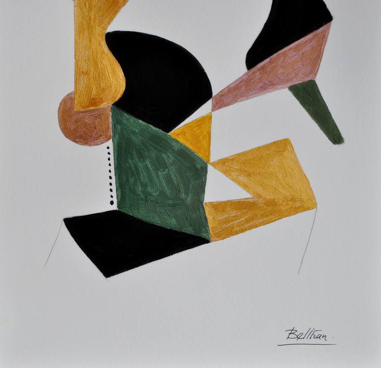 Original Modern Abstract Painting by Pierre-Yves Beltran