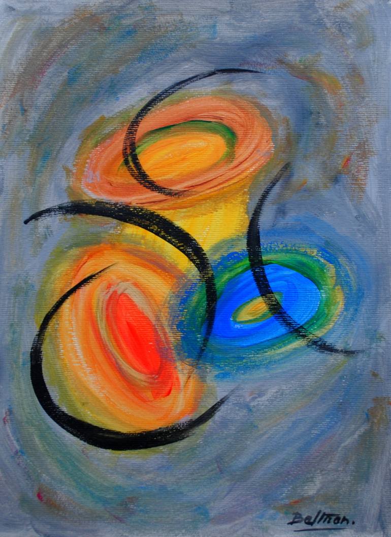 Original Minimalism Abstract Painting by Pierre-Yves Beltran