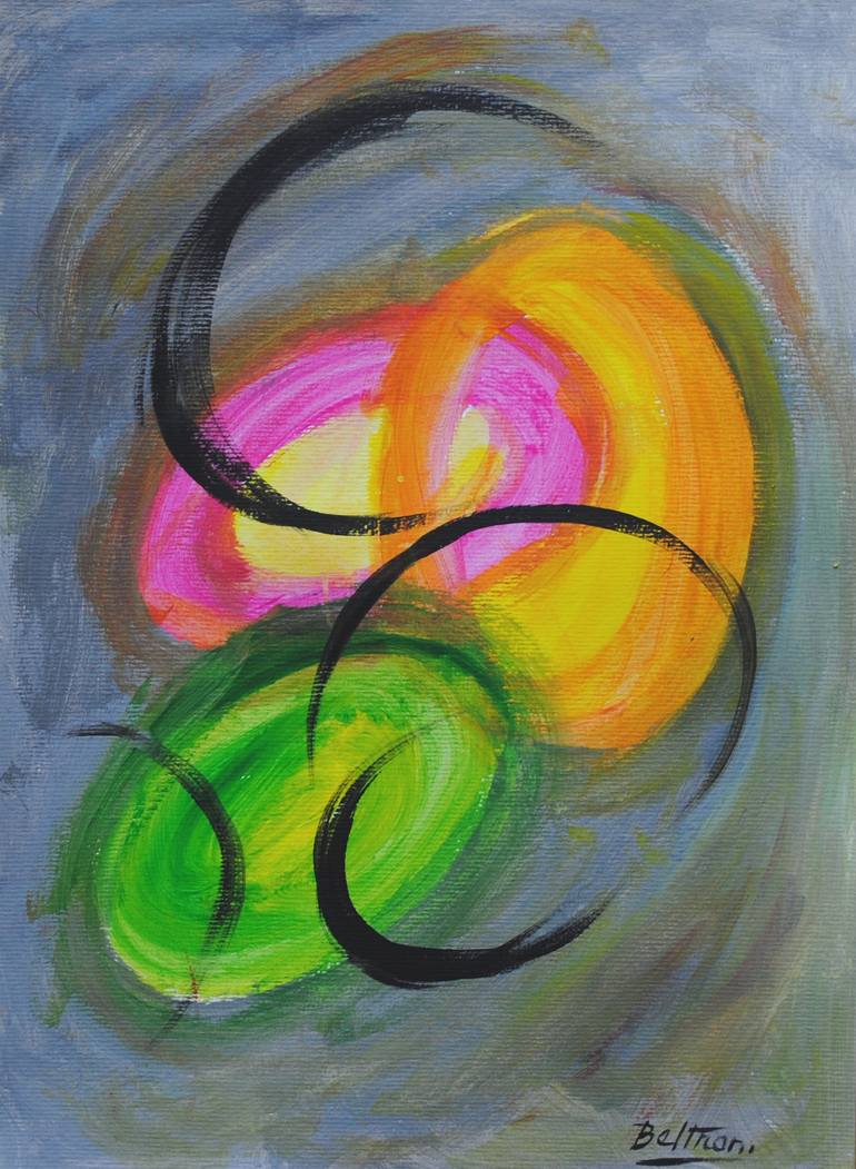 Original Minimalism Abstract Painting by Pierre-Yves Beltran