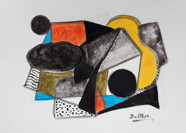Print of Minimalism Abstract Paintings by Pierre-Yves Beltran