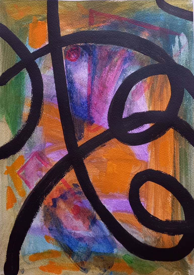 Original Contemporary Abstract Painting by Pierre-Yves Beltran