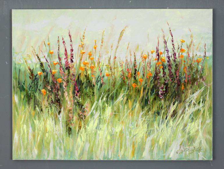 Original Floral Painting by Margaret Raven