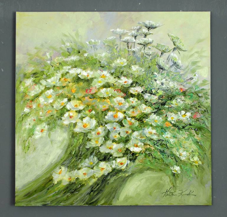 Original Floral Painting by Margaret Raven