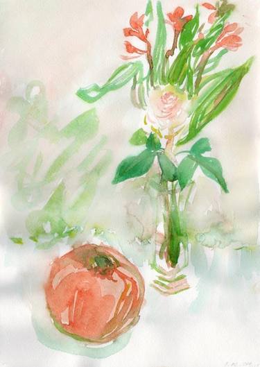 Original Floral Painting by Tanya Ozheredova
