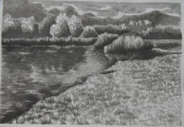 Original Landscape Drawings by Tamara Špitaler Škorić