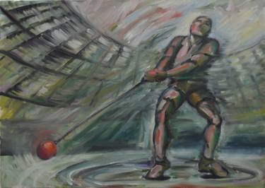 Original Expressionism Sports Paintings by Tamara Špitaler Škorić