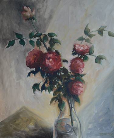 Print of Impressionism Floral Paintings by Tamara Špitaler Škorić