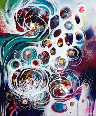 Saatchi Art Artist Brenda Mangalore; Paintings, “WHIRLWIND OF ALL I WANT TO SAY” #art