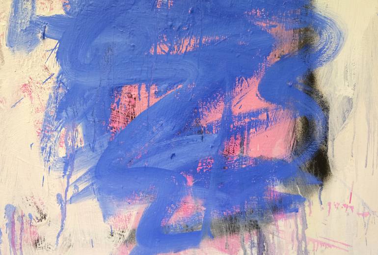 Original Abstract Expressionism Abstract Painting by Jorge Nava
