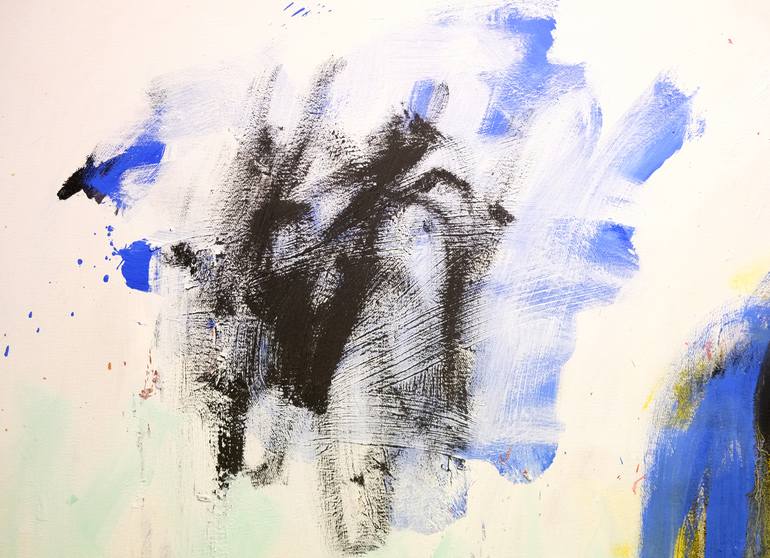 Original Abstract Expressionism Abstract Painting by Jorge Nava