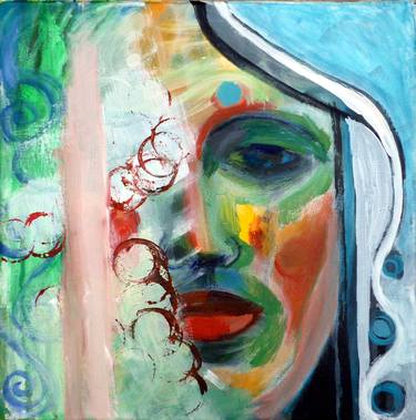 Print of Expressionism Portrait Paintings by ana maria costas