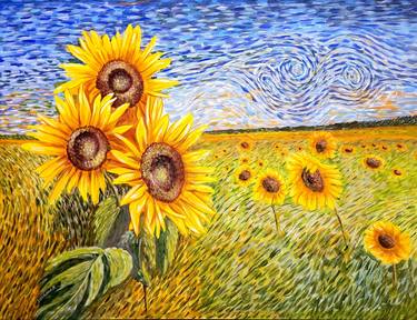 Sunflower field thumb