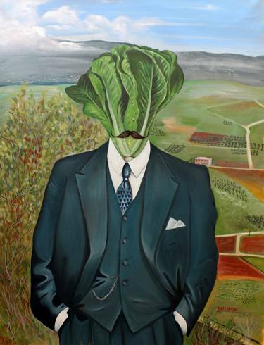 Original Surrealism People Paintings by Roy Haddad