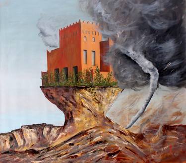 Original Surrealism Landscape Paintings by Roy Haddad