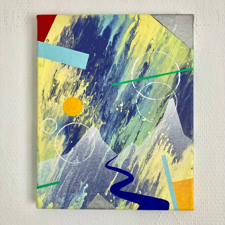 Original Conceptual Abstract Painting by Jouke Schwarz