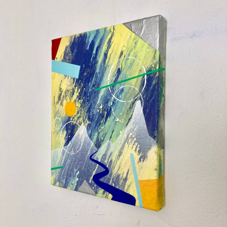 Original Conceptual Abstract Painting by Jouke Schwarz