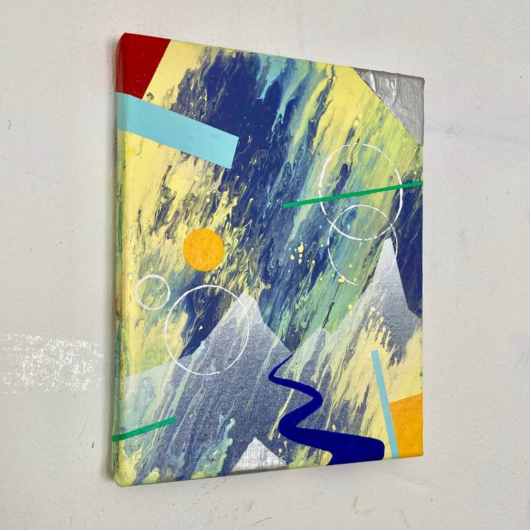 Original Conceptual Abstract Painting by Jouke Schwarz