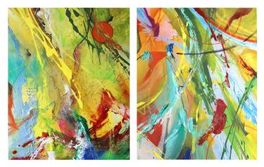 Print of Abstract Paintings by Jouke Schwarz
