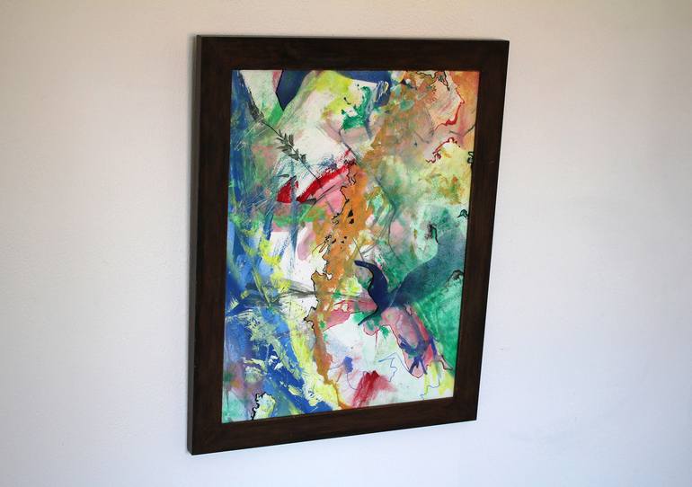 Original Abstract Expressionism Abstract Painting by Jouke Schwarz
