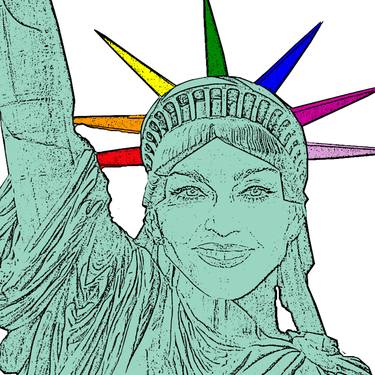 Madonna as The Statue Of Liberty! thumb