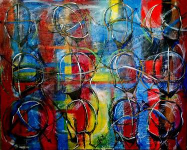Original Abstract Expressionism Abstract Paintings by Lize Du Plessis