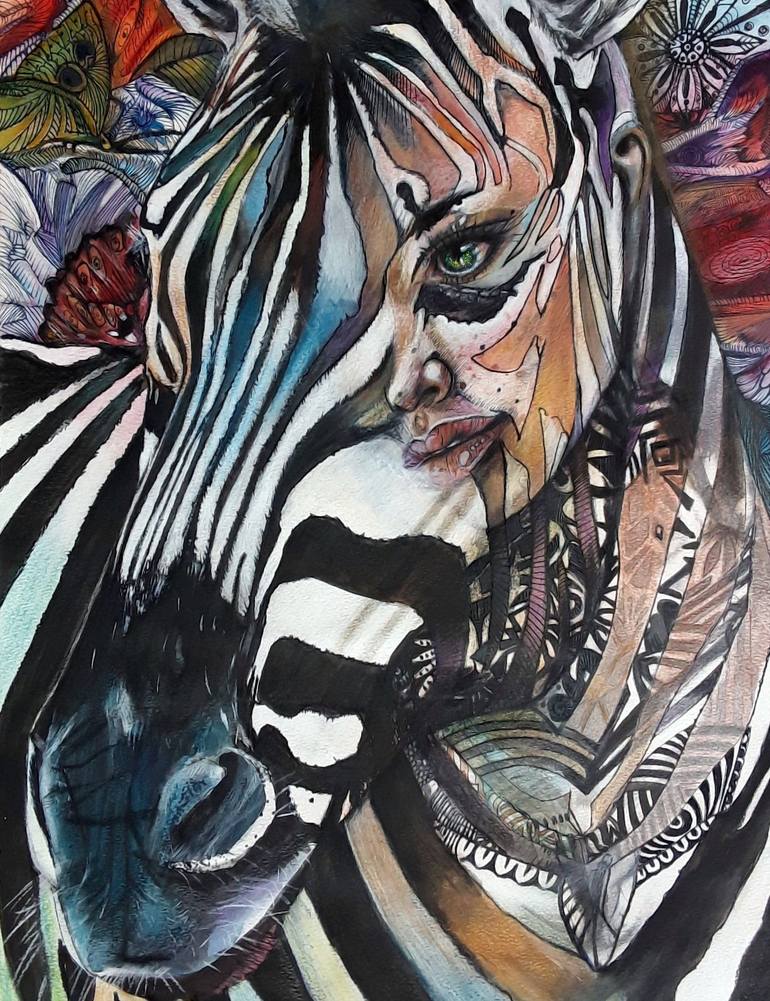 Animal Spirit - Zebra - Print