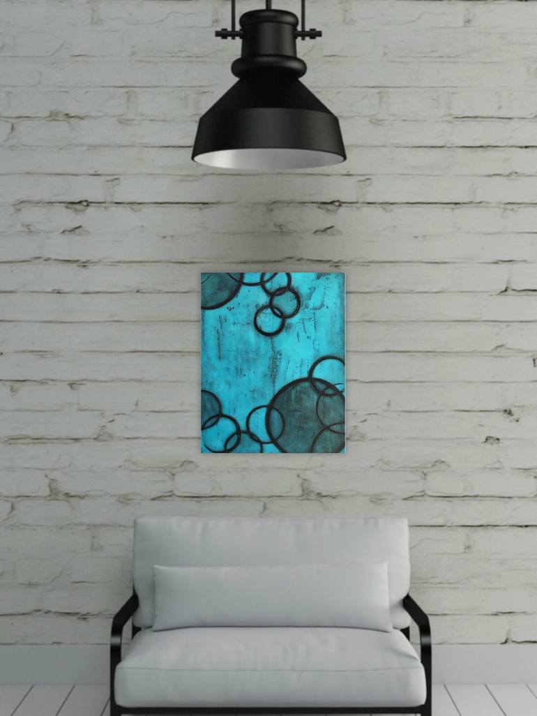 Original Minimalism Abstract Painting by Deskins Terri