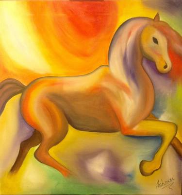 Original Animal Painting by Fahrisa Rob