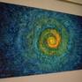 My iridescent work changes from moment to moment, namely It gives various impressions by strength and angle of the light.