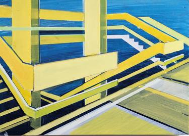 Print of Fine Art Architecture Paintings by paul crook