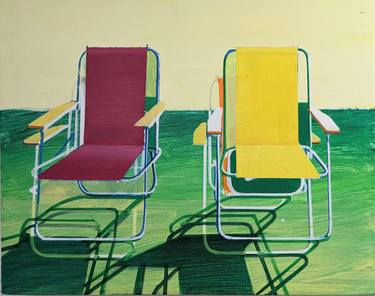 Crimson and Yellow Deckchairs thumb