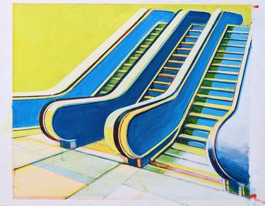 Original Architecture Paintings by paul crook