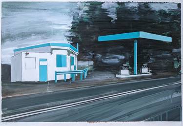 Original Architecture Paintings by paul crook