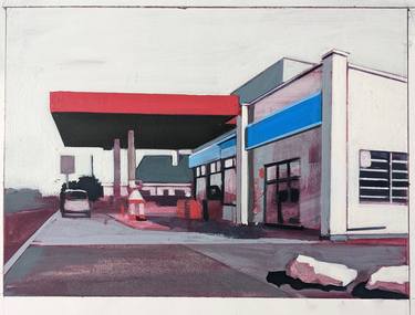 Print of Documentary Architecture Paintings by paul crook