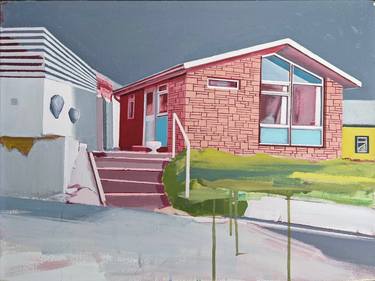 Original Documentary Architecture Paintings by paul crook
