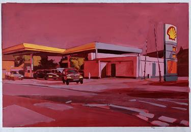 Original Architecture Paintings by paul crook
