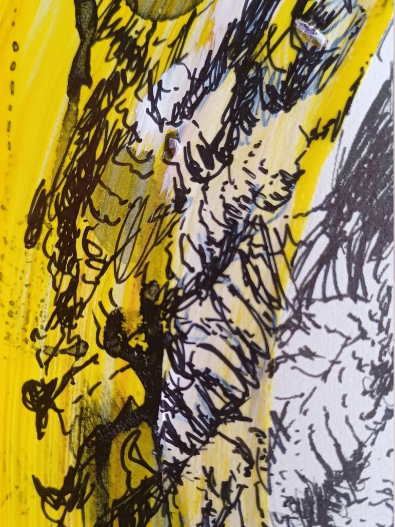 Original Expressionism Animal Drawing by Fritsch Louise