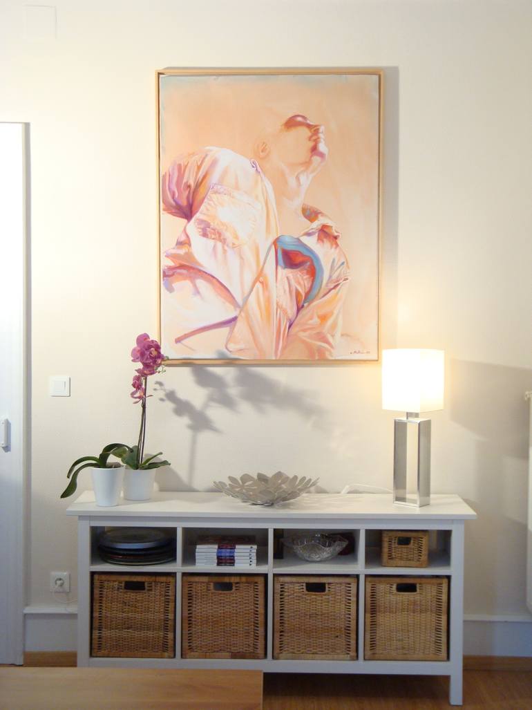 Original Fine Art Men Painting by Fritsch Louise