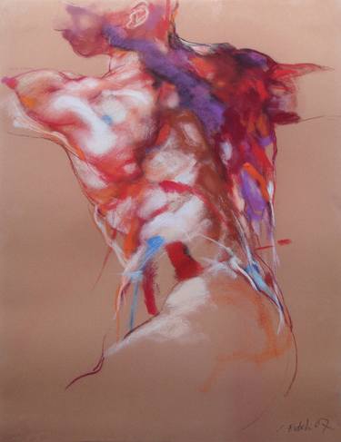 Original Figurative Body Drawings by FRITSCH LOUISE