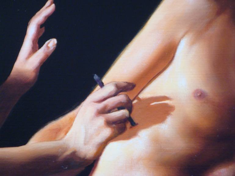 Original Figurative Body Painting by FRITSCH LOUISE