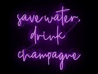 Save Water Drink Champagne thumb