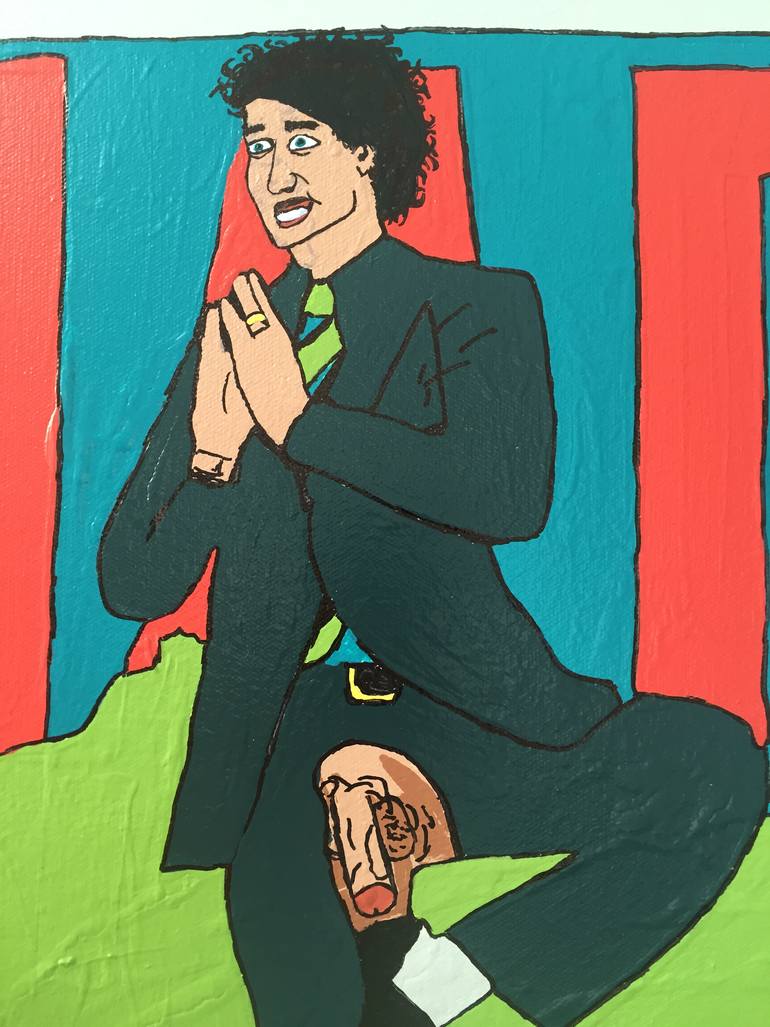 Original Pop Art Pop Culture/Celebrity Painting by Kyle Macdonald