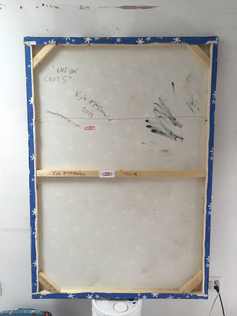 Original Abstract Typography Painting by Kyle Macdonald