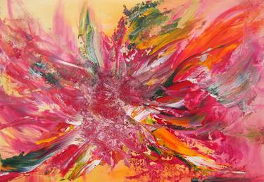 Original Abstract Botanic Painting by Gailute Muraskaite