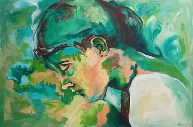 Original Abstract Expressionism Portrait Paintings by Alicia Besada
